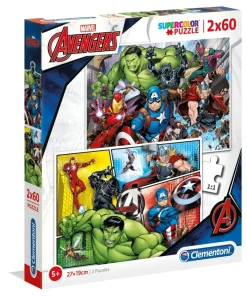 Puzzle 2x60 Avengers