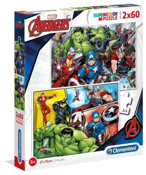 Puzzle 2x60 Avengers
