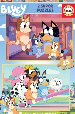 Puzzle 2x25  Bluey