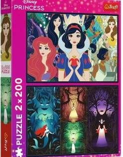 Puzzle 2x200 Charming Princesses