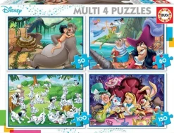 Puzzle 4x Disney Fairy Tale Puzzle