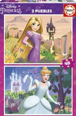 Puzzle 2x48 Disney Princess