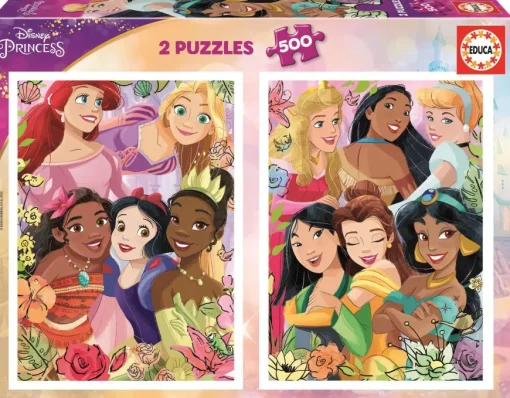 Puzzle 2x500 Disney Princess II
