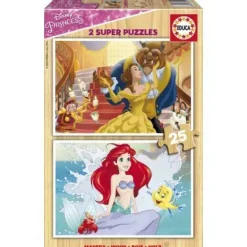 Puzzle 2x25 Disney Princesses