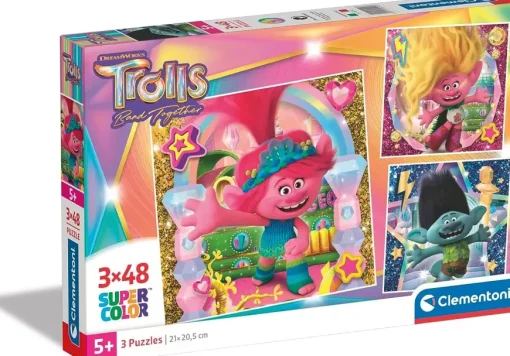 Puzzle 3x48  DreamWorks Trolls 3 Band Together