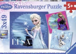 Puzzle 3x49 Elsa, Jane, Olaf