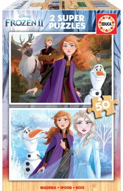 Puzzle 2x50 Frozen, land of ice