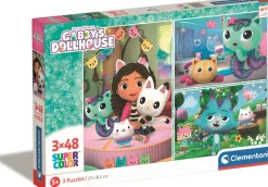 Puzzle 3x48 Gabby dollhouse