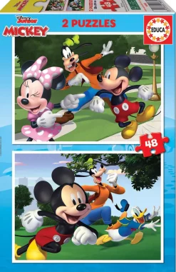 Puzzle 2x48 Mickey and Friends