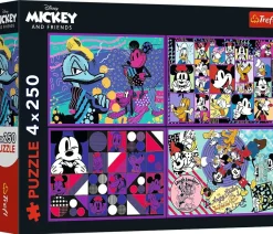 Puzzle 4x250 Mickey Mouse