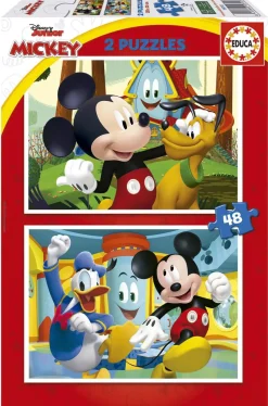 Puzzle 2x48 Mickey Mouse Fun House