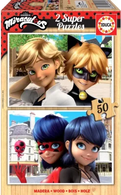 Puzzle 2x50 Miraculous Ladybug