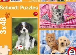 Puzzle 3x48 My favorite baby pets