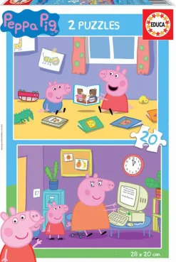 Puzzle 2x20 Piglet Peppa