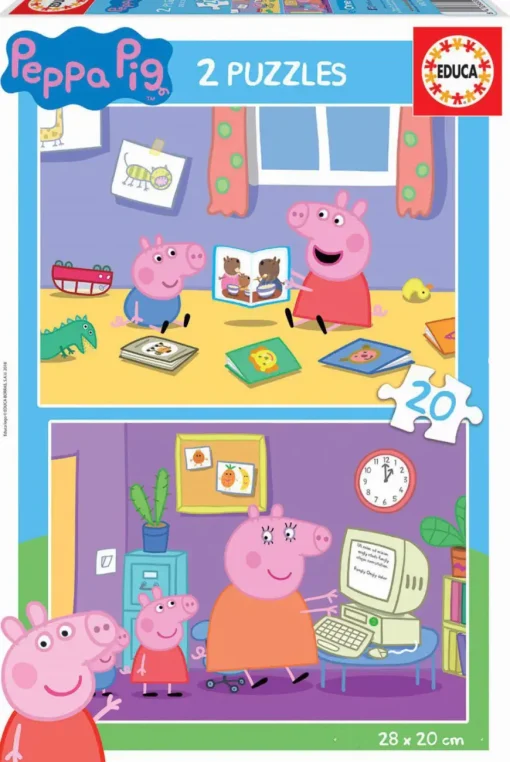 Puzzle 2x20 Piglet Peppa
