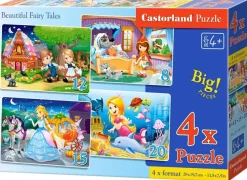 Puzzle 4x puzzle Beautiful fairy tales