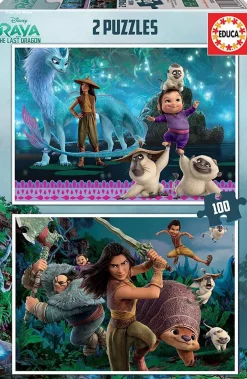 Puzzle 2x100 Raya and last dragon