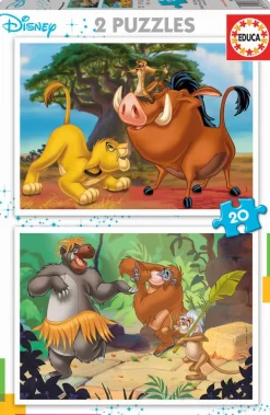 Puzzle 2x20 The Lion King and The Jungle Book