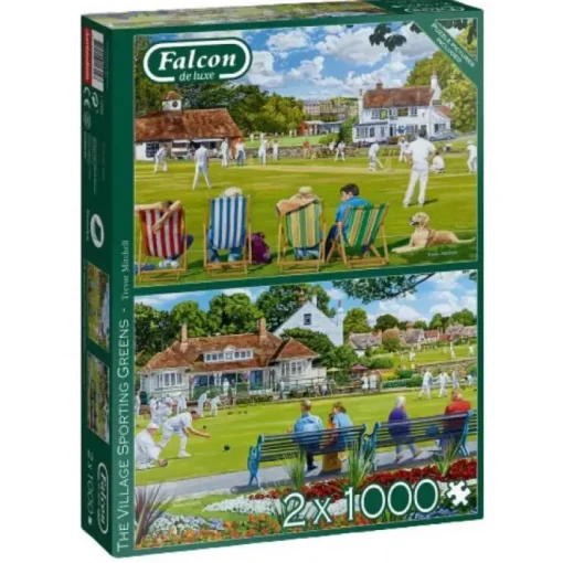 Puzzle 2x1000 The Village Sporting Greens