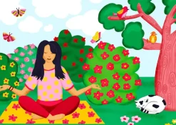 Puzzle Yoga in the Park